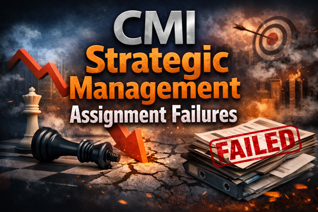 CMI Strategic Management Assignment Failures